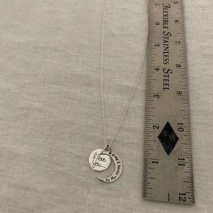 I love you to the moon and back necklace